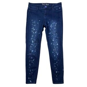 WHBM Lowrise Jegging  Jeans  Women's Size S  Bleach Splattered